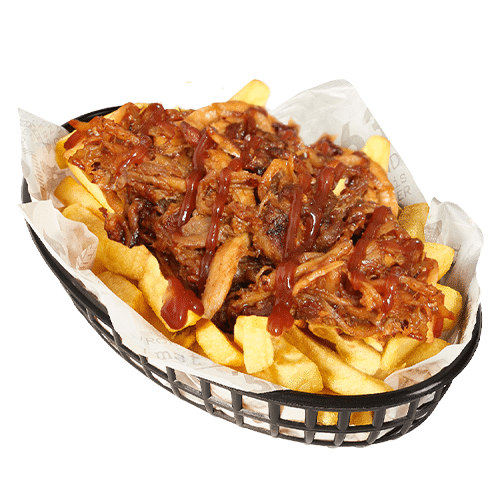 Frites pulled pork