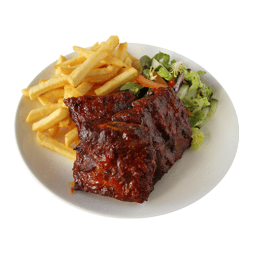 Spareribs menu