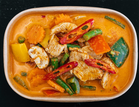 Panang Curry met kip