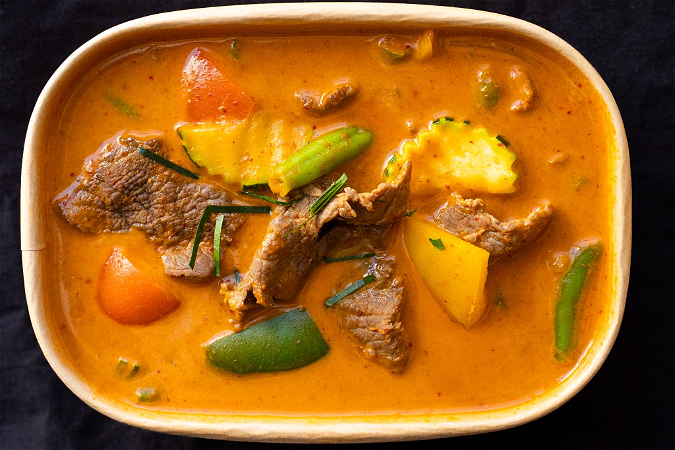 Rode Curry met rundvlees