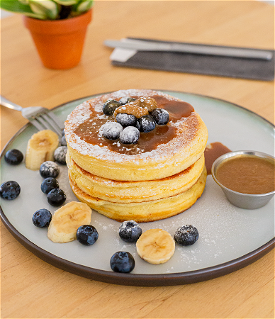 Blueberry & Banana Pancakes