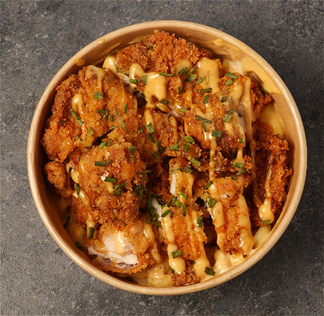 Mac 'N Cheese Shrimp Bowl
