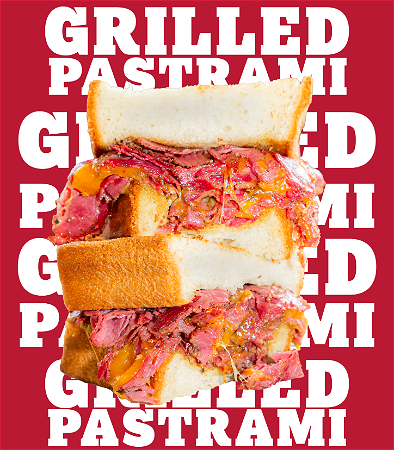 Grilled pastrami sandwich