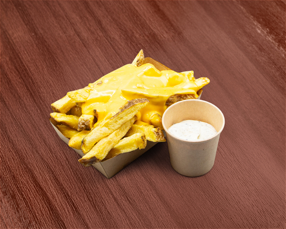 Friedt truffel en cheddar