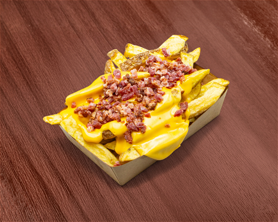 Friedt bacon en cheddar