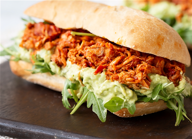 broodje pulled chicken