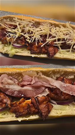 broodje smoked chicken ranch bacon