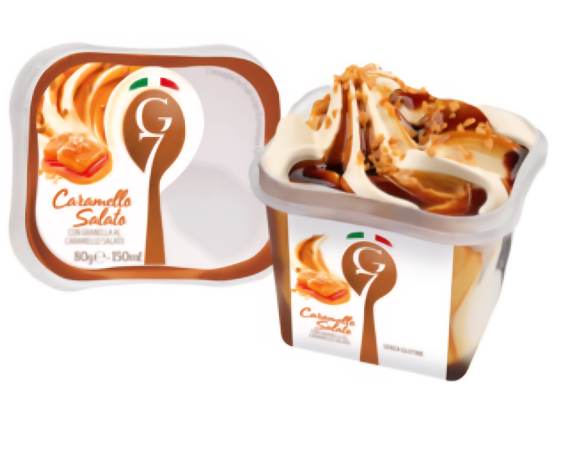 italiaans ijs caramel