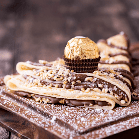 Crêpe Ferrero Rocher angel's eye