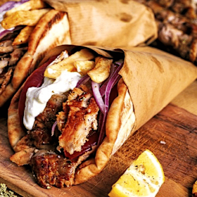 Pita Gyros Cheddar Cheese