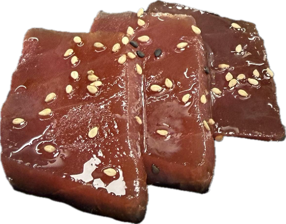 Soja & sesam maguro sashimi