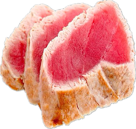 Tonijn tataki (licht gegrild)