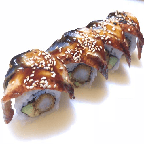 Unagi tempura ebi roll