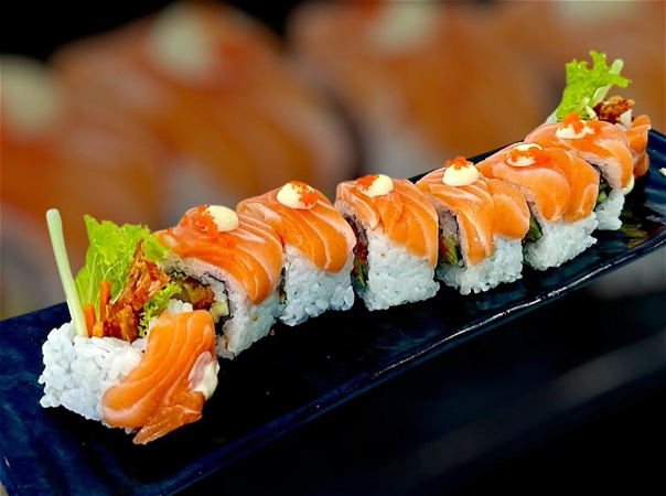 Smoked Salmon Shrimp Roll
