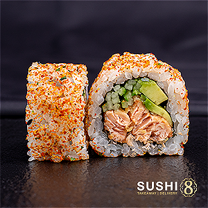 8st. Spicy Salmon Roll