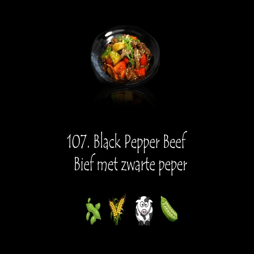 Black pepper beef