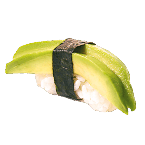 Flamed avocado