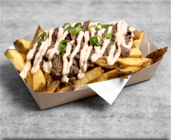 Dirty fries rendang