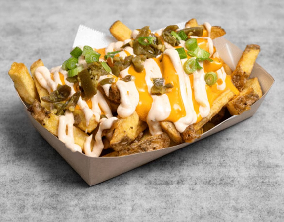 Dirty fries hot cheese