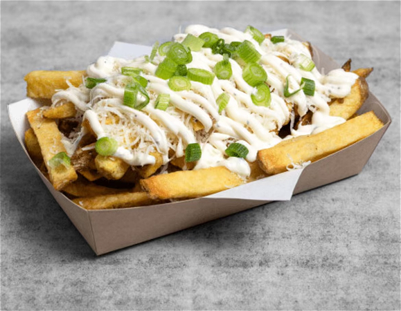 Loaded fries Parmezaanse kaas met truffelmayonaise