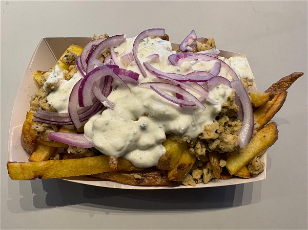Dirty finger fries gyros 