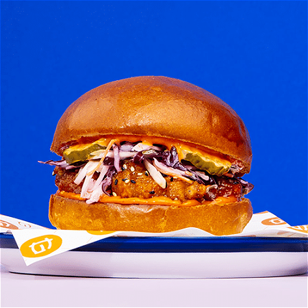 Gochu chicken coleslaw bun