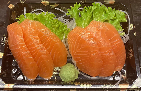 Zalm sashimi 