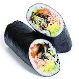Sushi burrito verse zalm en tonijn
