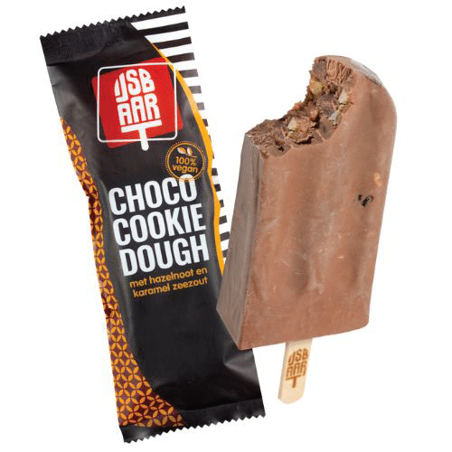 Choco cookie dough vegan ice cream stick