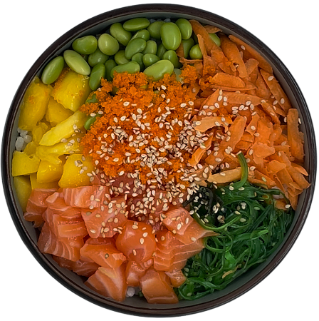 Poké bowl classic salmon