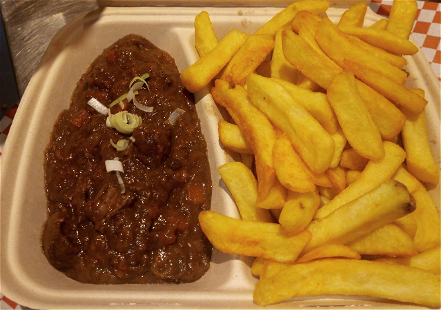 Friet Vlaamse stoverij
