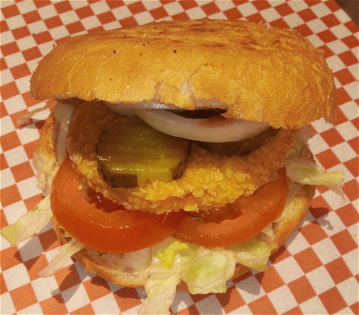 Classic chicken burger
