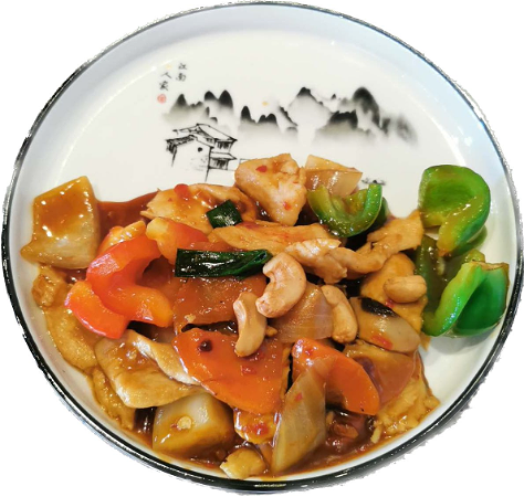 Kipfilet met gongbao saus