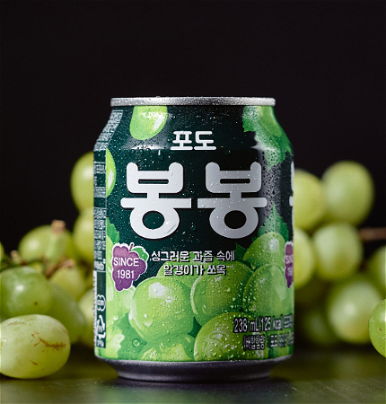 Korean Grape Juice with pulp 238ml Bong Bong