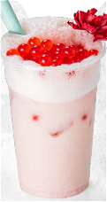 BUBBLE TEA -MELK AARDBEI