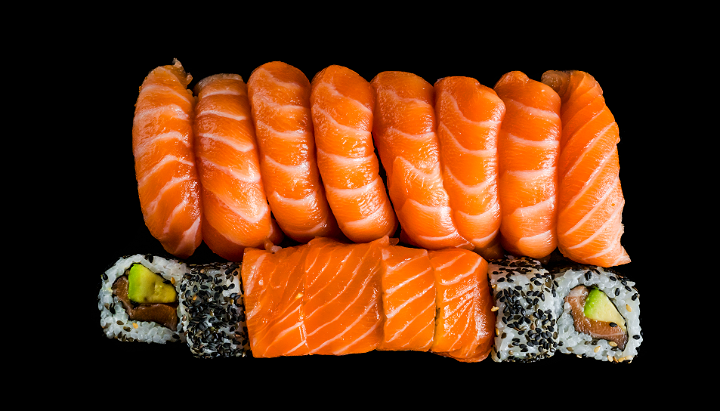 Super zalm menu