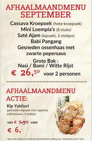 Afhaal Maandmenu September