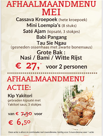 Afhaal Maandmenu Mei
