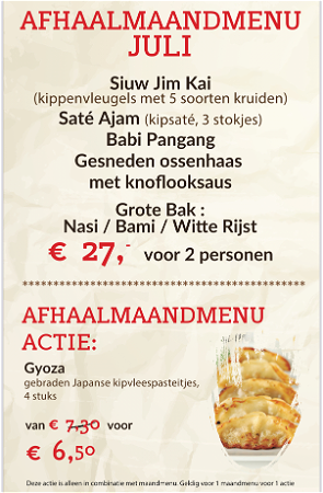 Afhaal Maandmenu Juli