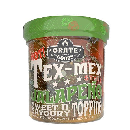Tex-Mex Style Jalapeno sweet n' savoury topping 120ml