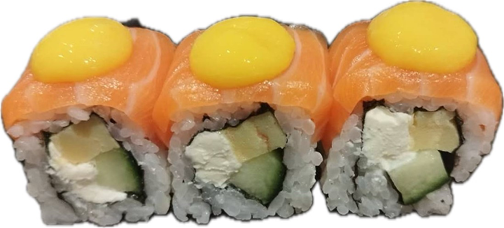 Salmon cheese mango roll 