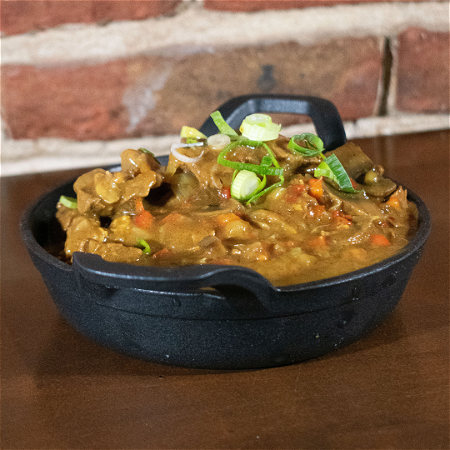 Harak mas curry plate