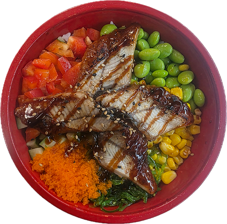Nieuw! Flamed Unagi Pokebowl 