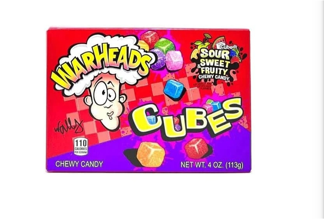 Warheads Chewy Cubes Sour 113g