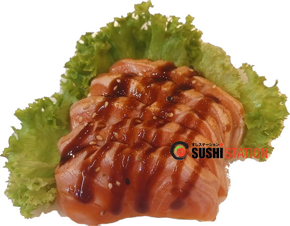 Tataki zalm sashimi