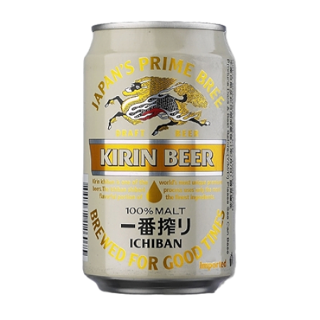Kirin Ichiban beer 330 ml (5% alc.)