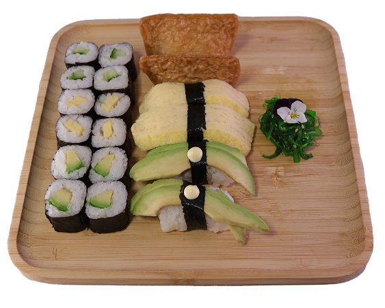 Sushi Box Veggie 18st