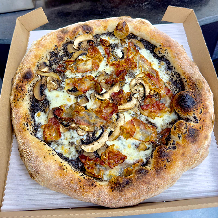 Pizza of the month: Truffle & pancetta