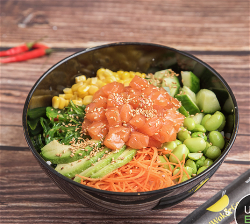 Poké bowl zalm