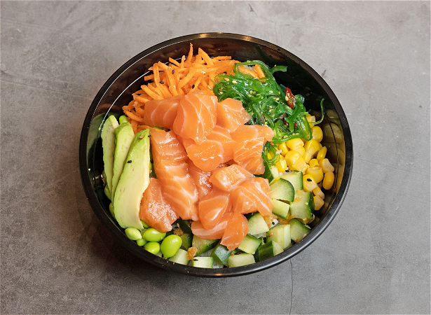 Poké bowl zalm
